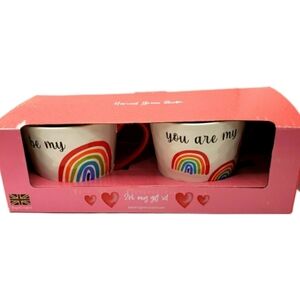 Harvest Green Studio  You are My Rainbow Mug Set